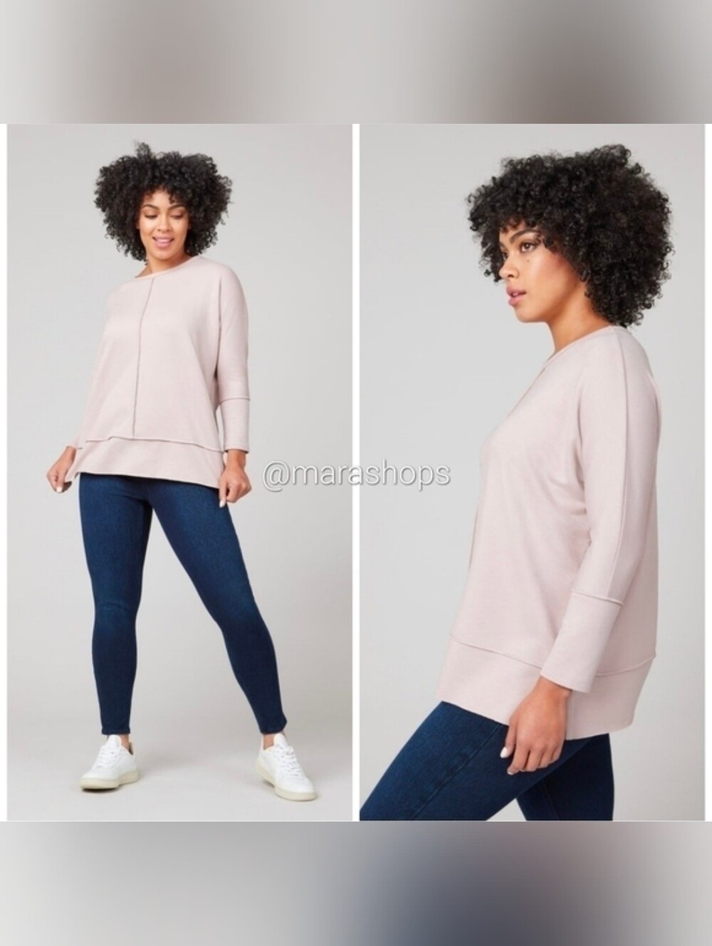 Spanx Perfect Length Top Dolman 3/4 Sleeve